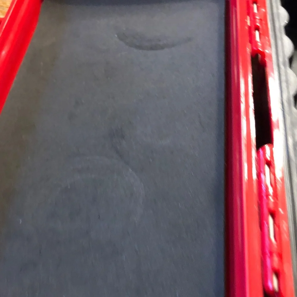 Legend Red Hard Plastic Waterproof Storage Case